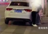 徐州男子當街暴打妻兒 目擊者發(fā)聲