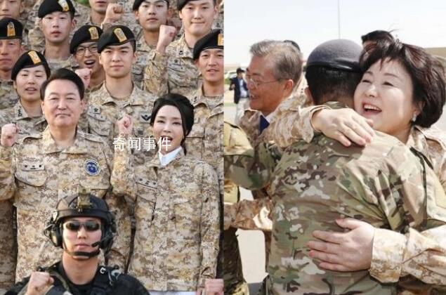 韓國第一夫人穿軍裝被批搶總統(tǒng)風頭 金建希同尹錫悅一樣身著軍裝參加活動