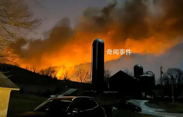 美俄亥俄州致命毒云漫天 方圓數(shù)公里內(nèi)的數(shù)千名居民被迫緊急疏散