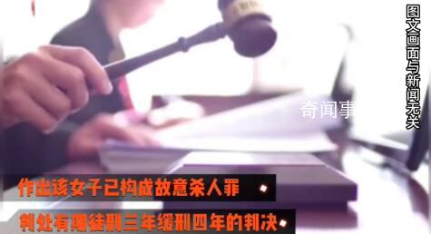 夫妻相約自殺妻子未如約被判刑 判處有期徒刑三年