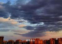北京的云彩好似潑墨畫(huà) 畫(huà)面唯美治愈