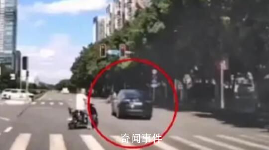 廣州一特斯拉闖紅燈撞上電瓶車致1死 事故還在調查當中