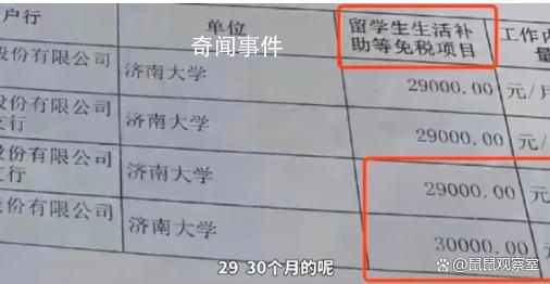 留學生每月補助3萬?濟南大學回應