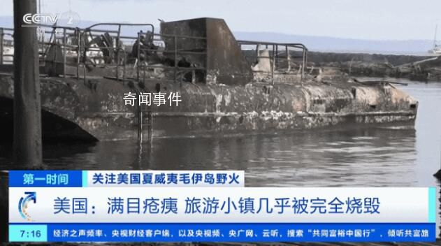 夏威夷山火已致80死 中國(guó)游客講述