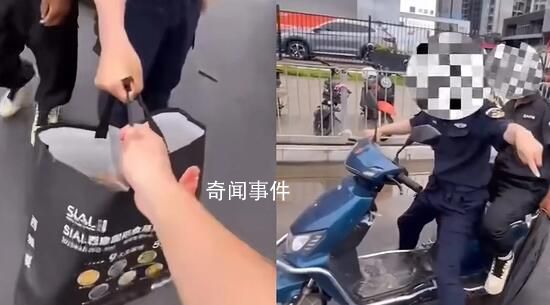 深圳保安奪走商販盒飯甩在地上 網(wǎng)友炸鍋：保安變警察了嗎