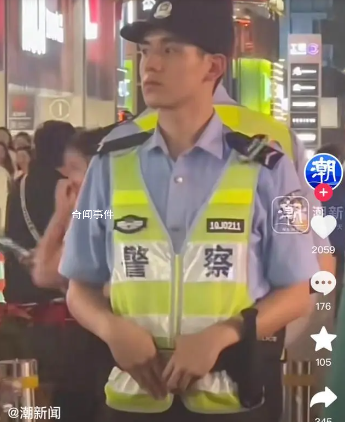 西湖邊執勤小哥到底“帥”在哪里