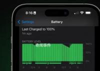 iPhone 15支持顯示電池循環次數