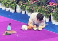 韓國(guó)體操選手尹真星微笑面對(duì)失誤 韓國(guó)體操選手尹真星火了