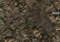 美媒發布加沙遭空襲后衛星圖像 加沙地區街區已是整片焦黑