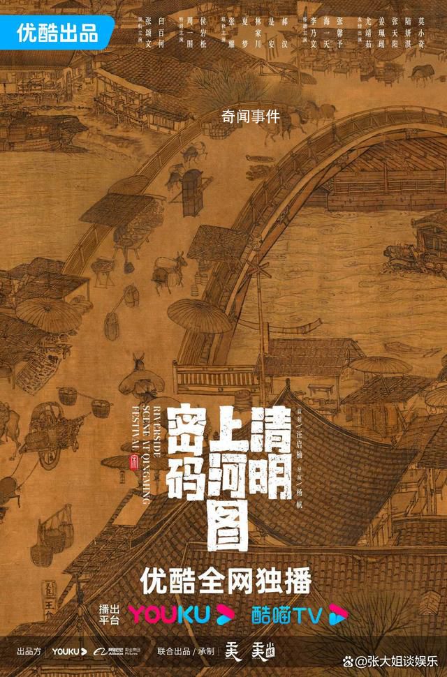 張頌文白百何合作新劇 《清明上河圖密碼》已正式官宣開(kāi)機(jī)