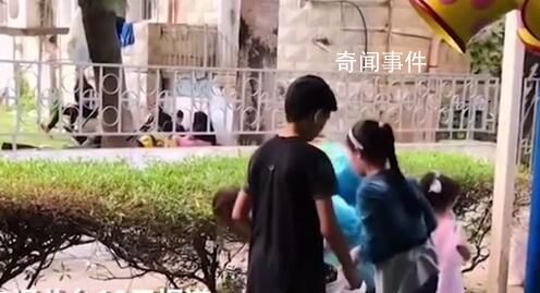 加沙醫院遭襲前 孩子們一起做游戲