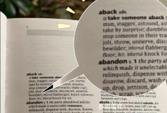 abandon不是第一名了 第一個(gè)單詞是aback