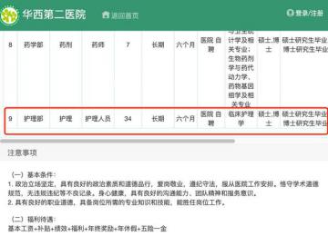 醫(yī)院招護士要求碩士博士 院方回應