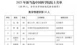 顏寧當選中國科學院院士 現有中國科學院院士共873人
