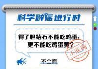 得了膽結石不能吃雞蛋?
