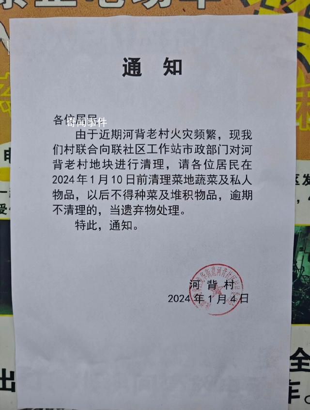 深圳一村因火災頻繁禁止居民種菜 引發圍觀