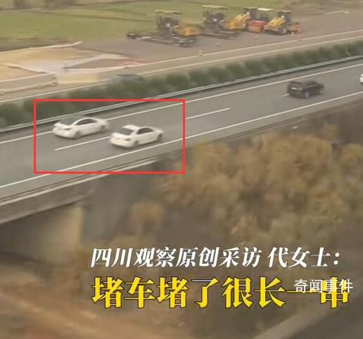 網友乘高鐵看高速堵車 究竟為啥堵車呢